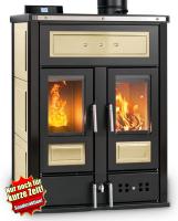 Klover BI-FIRE MID Kombi Kaminofen Holz Pellet wasserführend Keramik Sand 27,4 kw